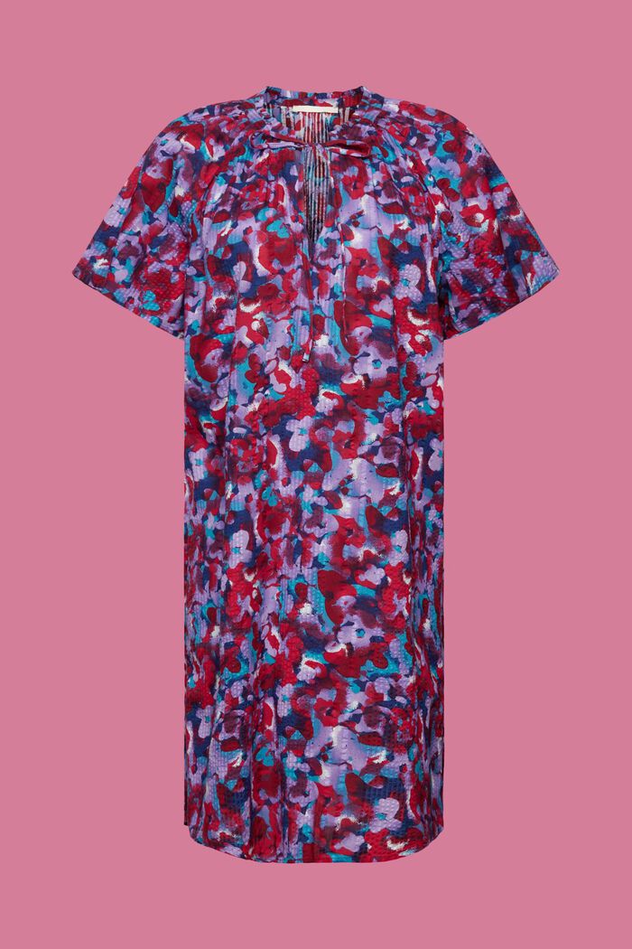 Kleid aus strukturierter Baumwolle