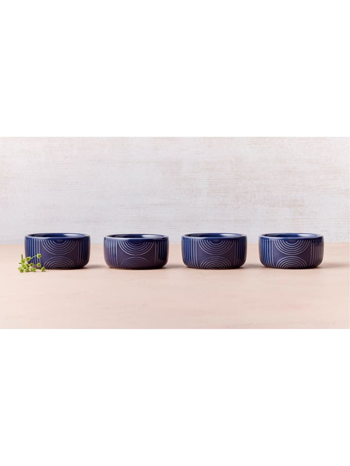 Maxwell & Williams 4er-Set: Auflaufformen in Blau - Ø 8,5 cm günstig kaufen onesize