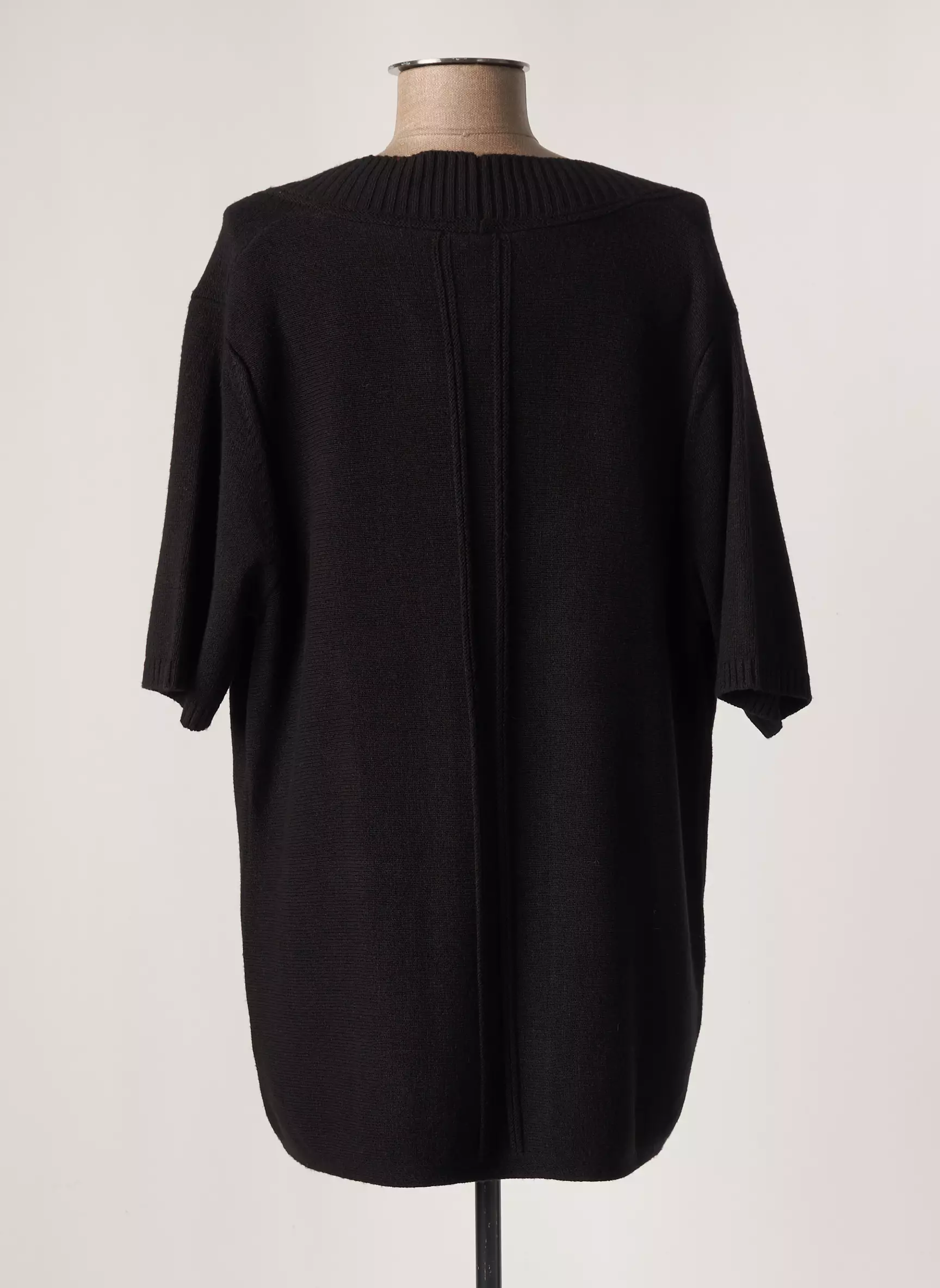 Lebek Gilets Manches Courtes Femme couleur noir