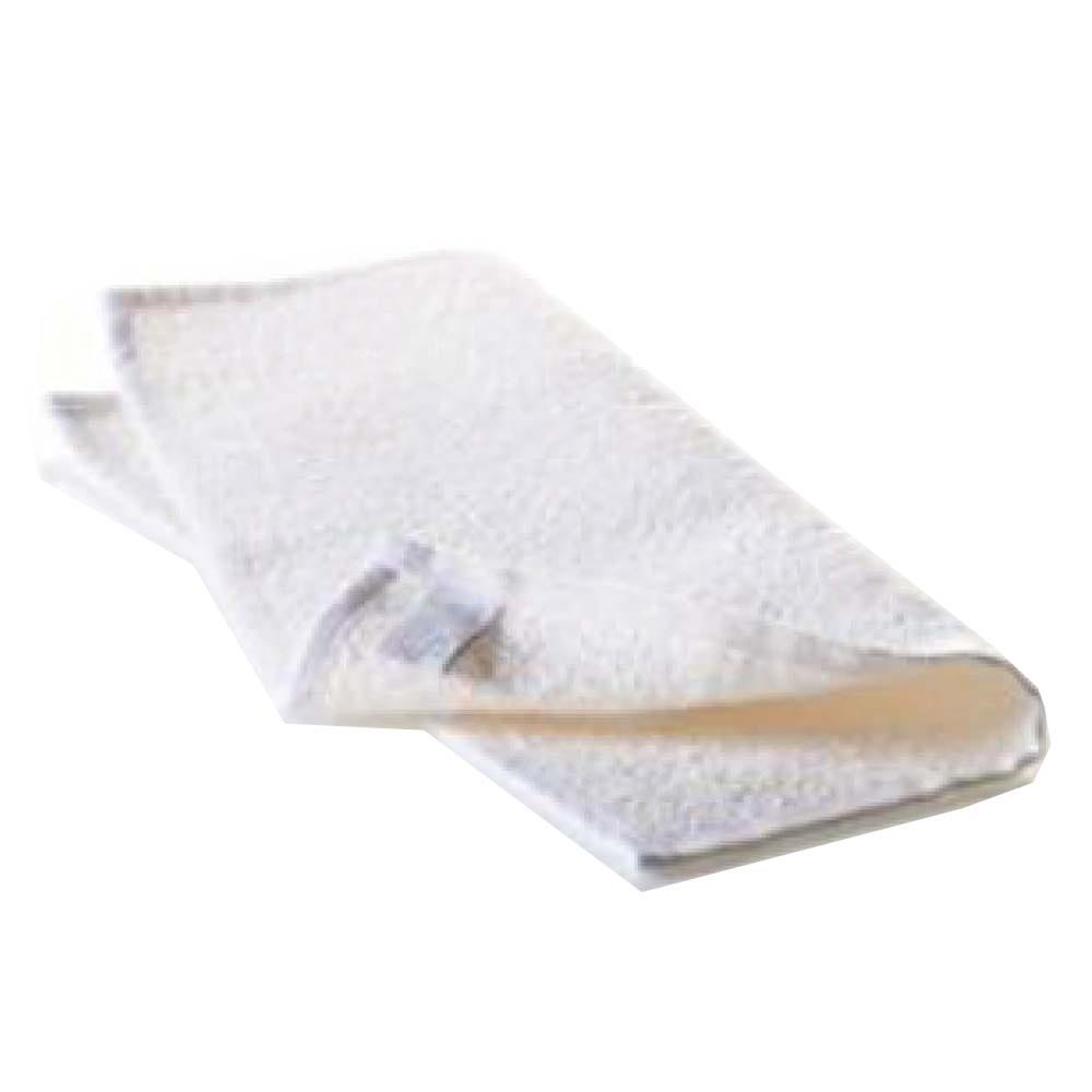 Klar's Leinenfrotté Seiflappen Reinweiß Uni