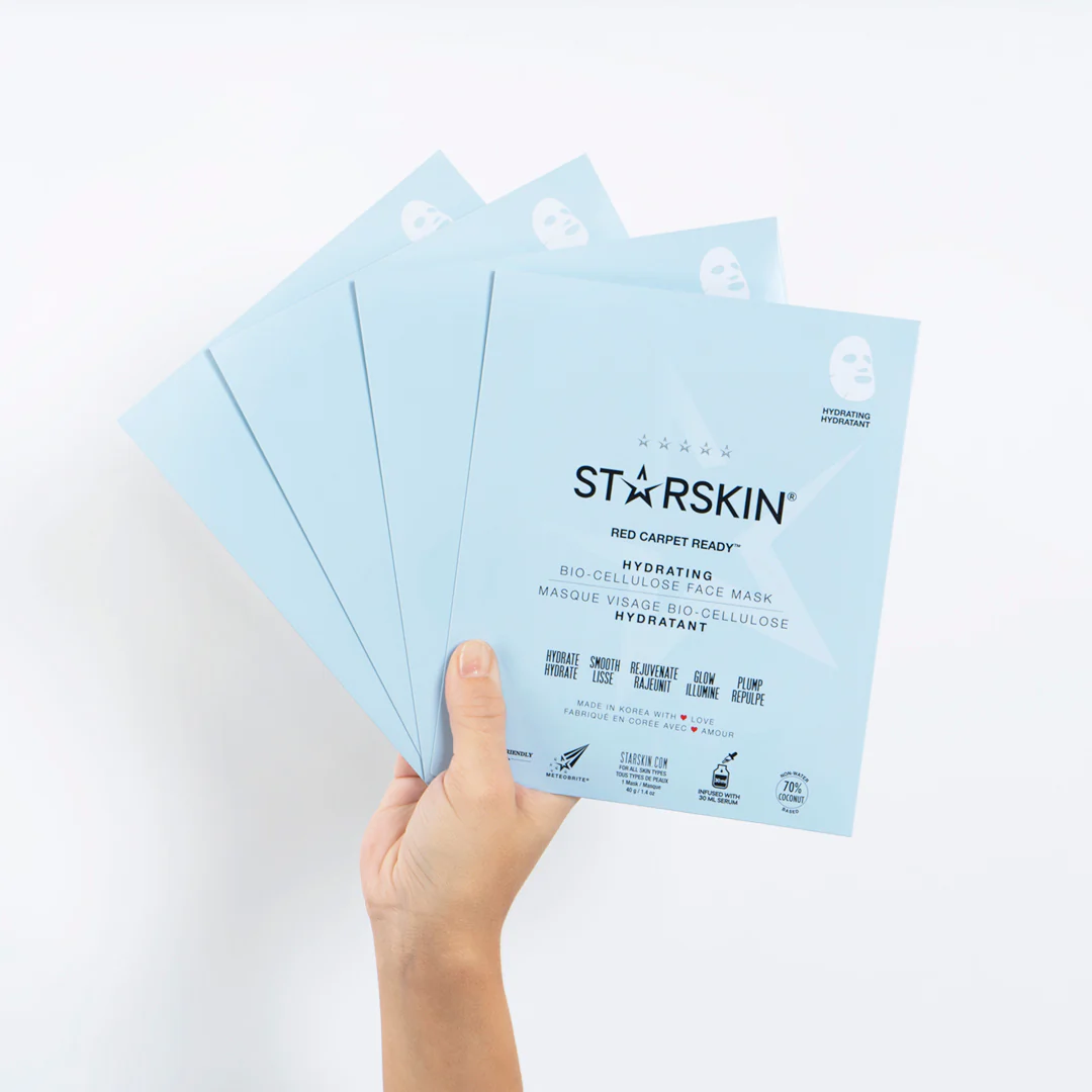 Essentials RED CARPET READY™ Hydraterend Bio-Cellulose Gezichtsmasker - Hydraterend Gezichtsmasker
