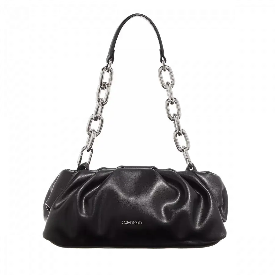 Calvin Klein - Calvin Klein Shoulder Bags Metallkette Black - schwarz