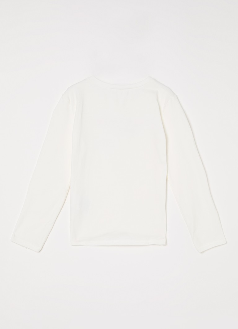 Sisley Young Longsleeve with logo print and glitter