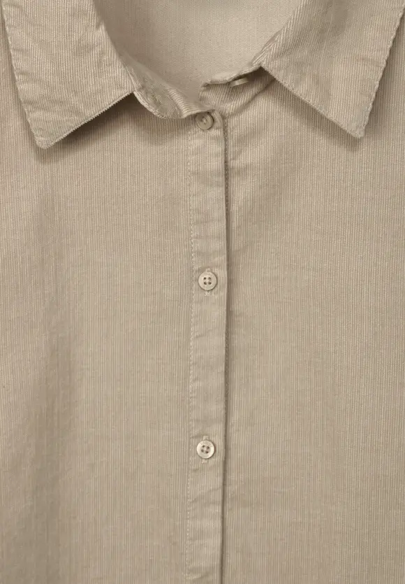 Street One Cordbluse mit Knopfleiste
