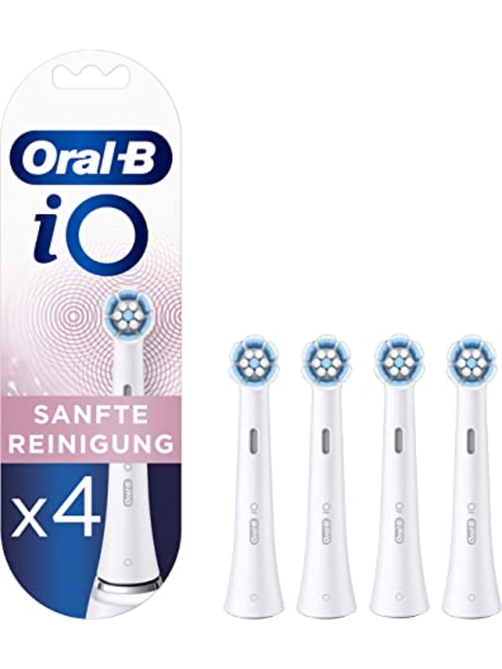 Oral-B Aufsteckbürsten iO Sanfte Reinigung FFU in Weiß günstig kaufen 4er Set