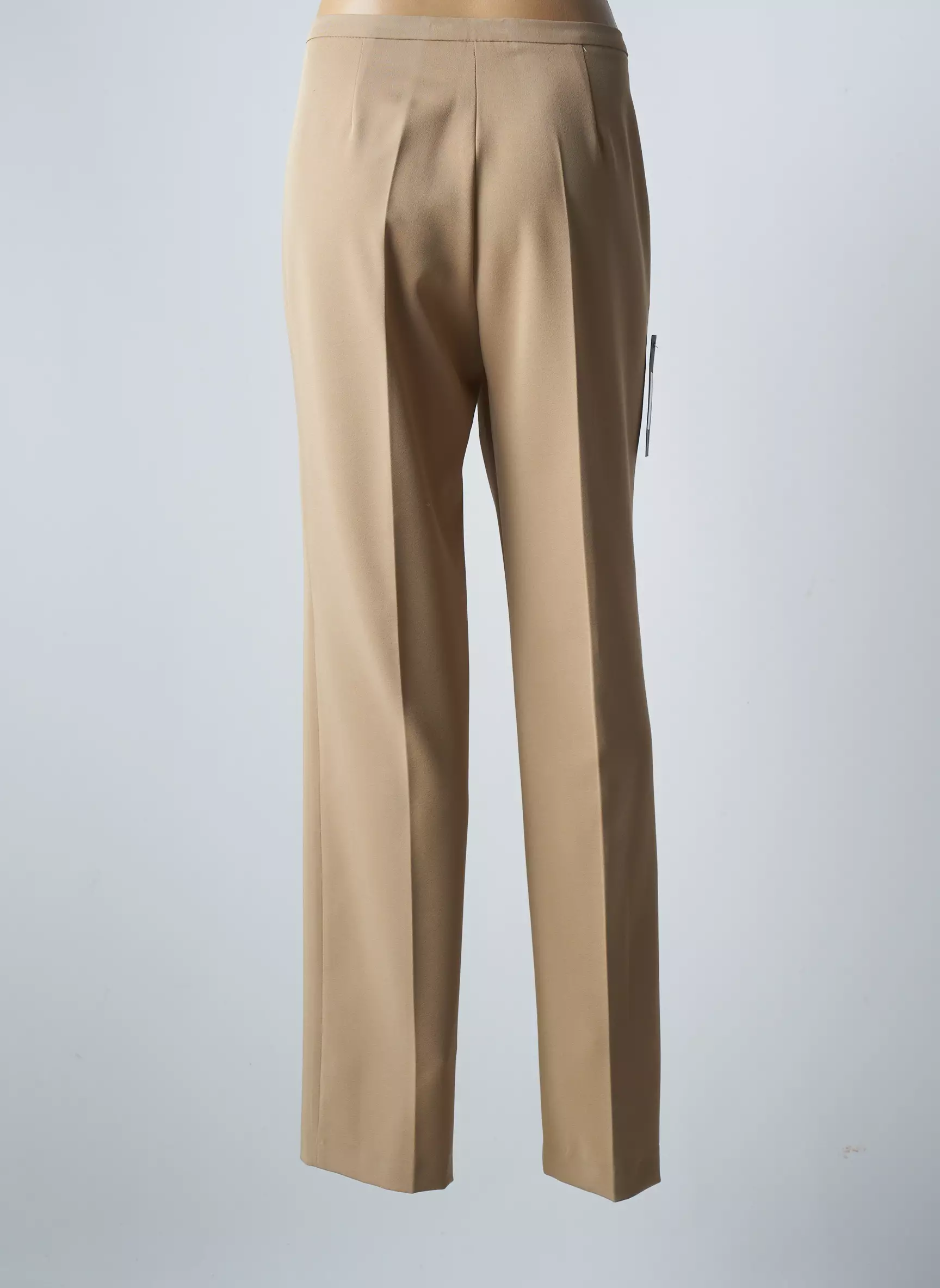 Paz Torras Pantalons Droits Femme couleur beige
