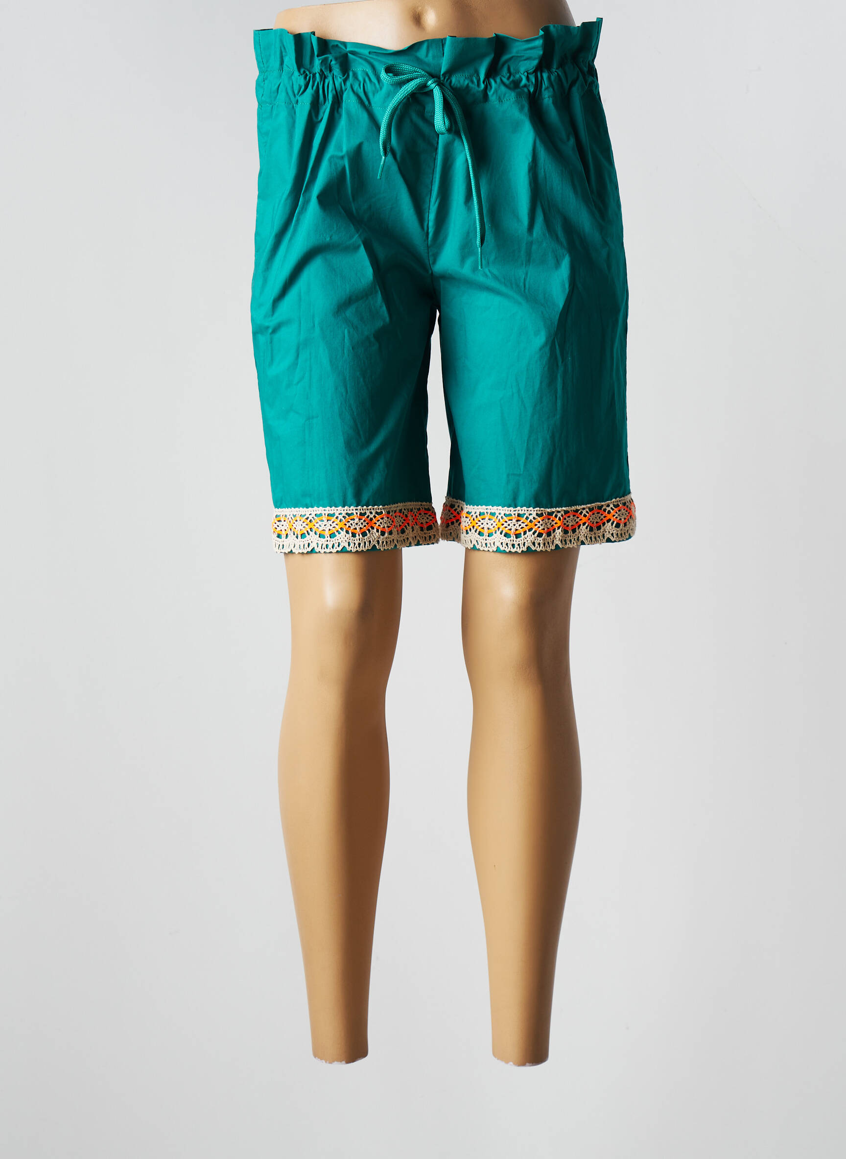 Pame Carrioni Bermudas Femme couleur vert
