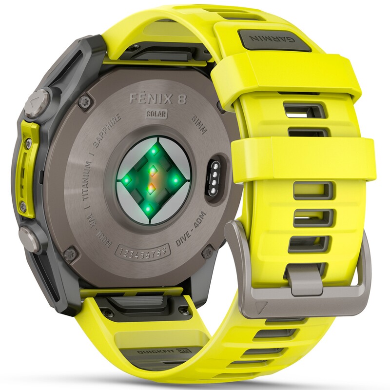 GARMIN Armbanduhr Fenix 8 Sapphire &ndash; SOLAR 51 mm