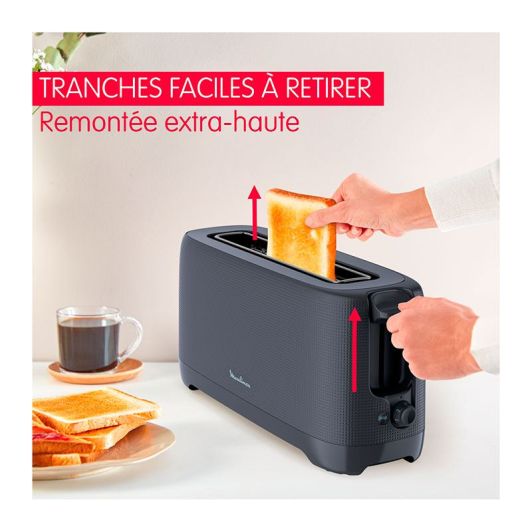 Prăjitor de pâine MOULINEX LS2M0810 Albastru dimineață și noapte