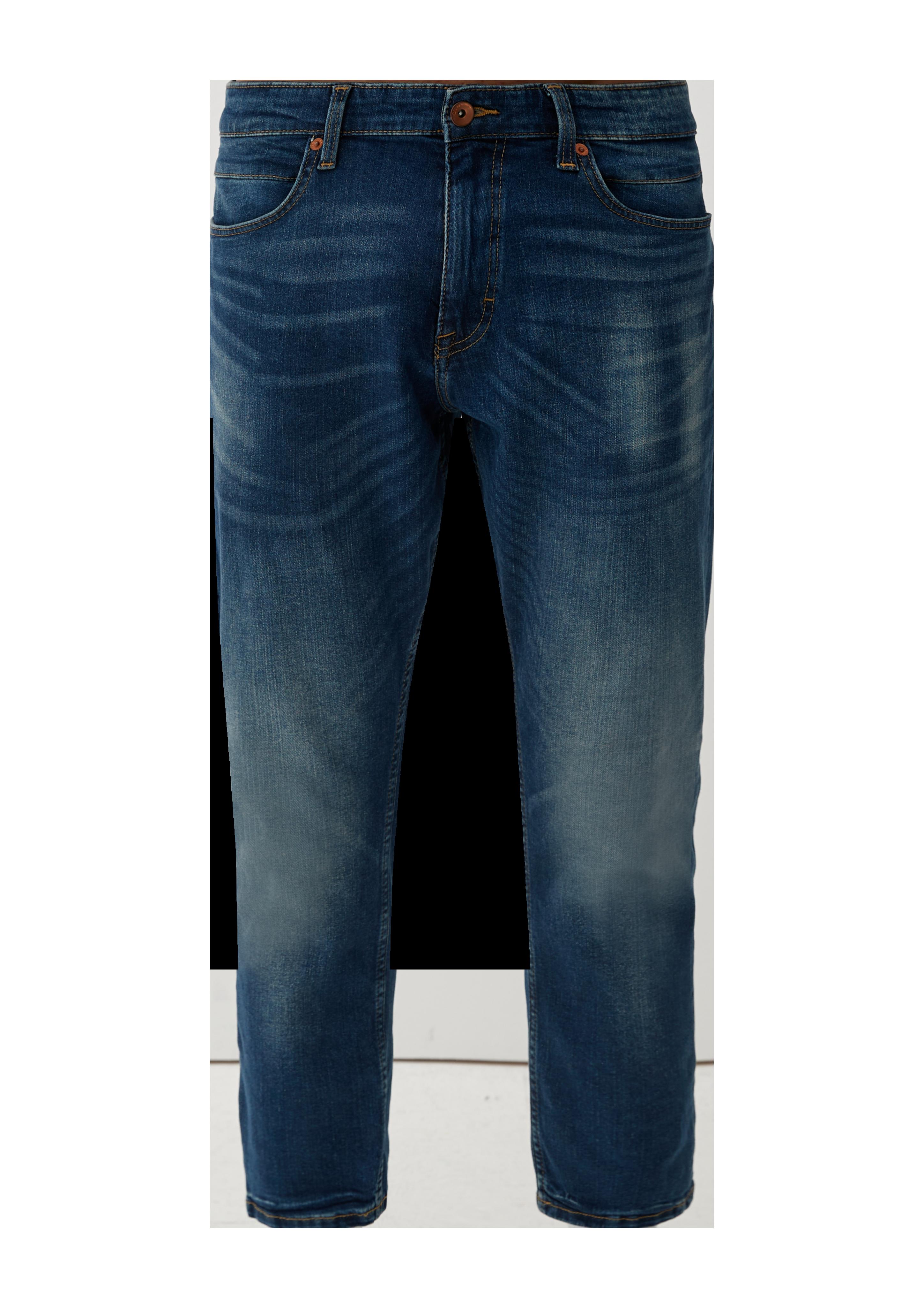 Cropped-Jeans Liam / Regular Fit / Mid Rise / Tapered Leg  2127576-55Z4