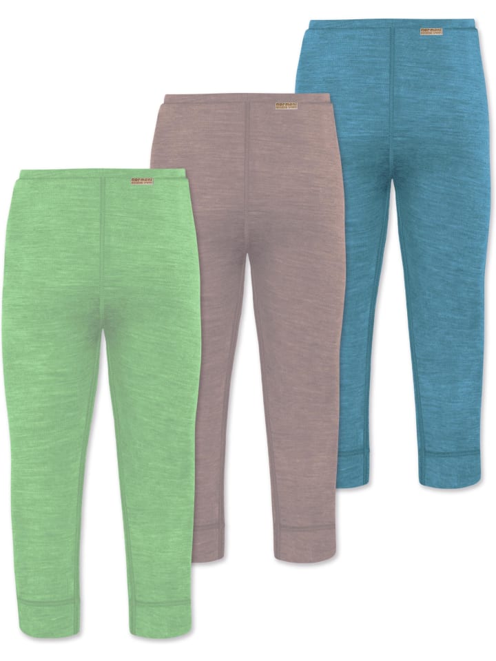 Normani Outdoor Sports 3er Pack Baby Merino Hose Unterhose „Tihoi