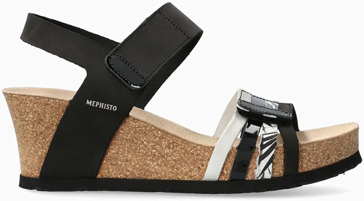 MEPHISTO Klassische Sandalen schwarz black