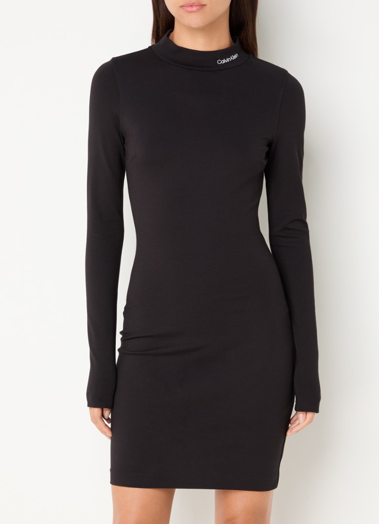 Calvin Klein Mila mini dress with logo and stretch