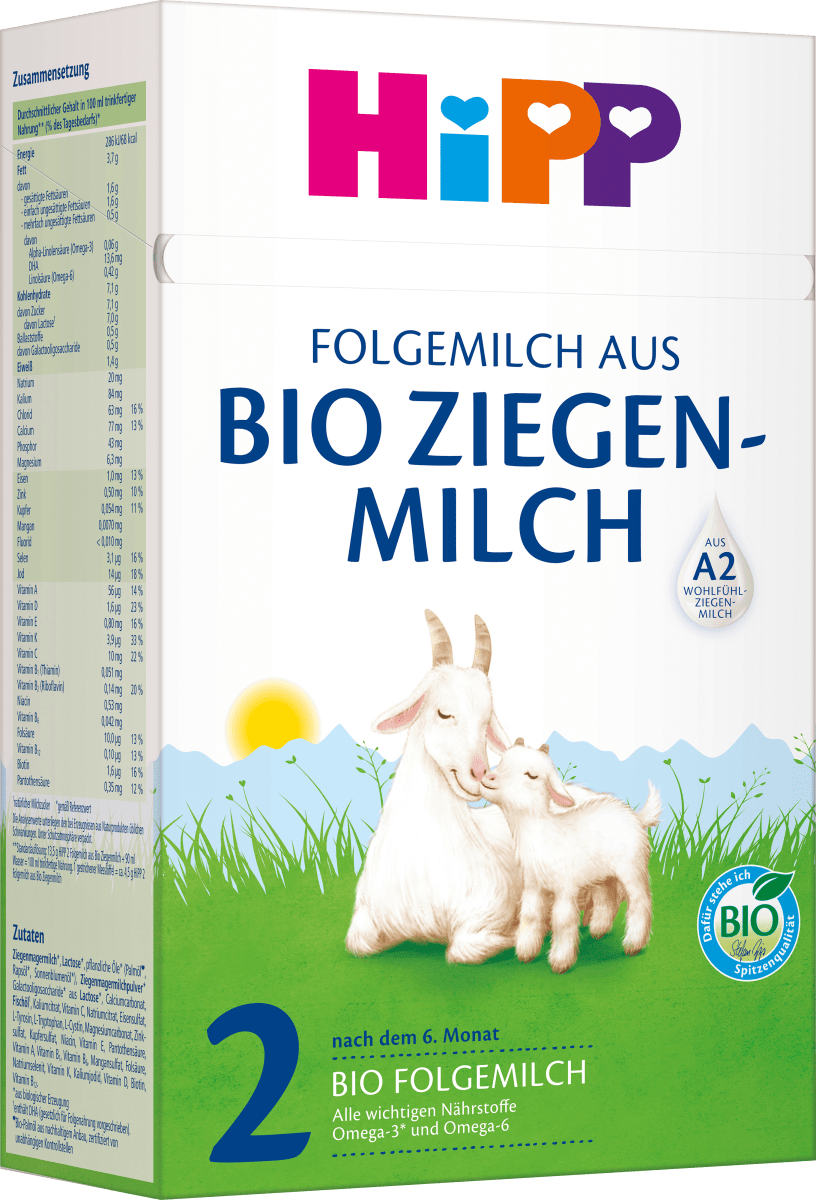 Folgemilch 2 aus Ziegenmilch ab dem 7. Monat, 400 g