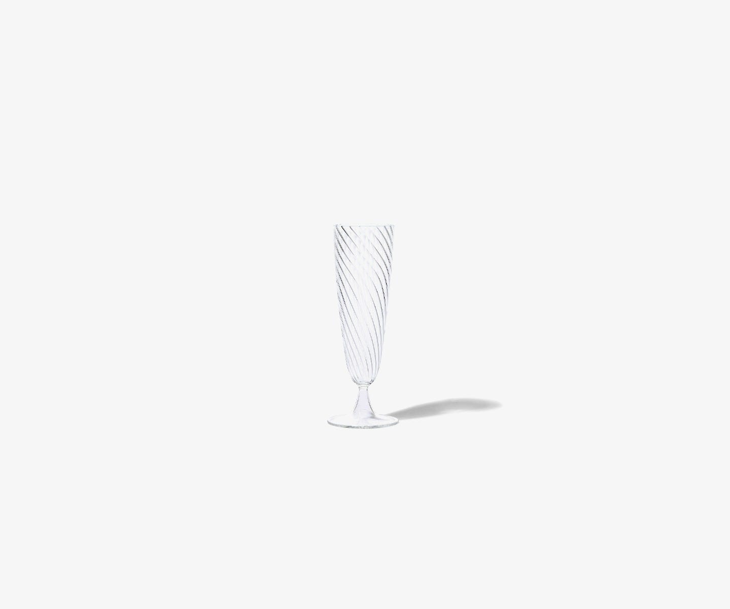 Flute à champagne - Vrillée