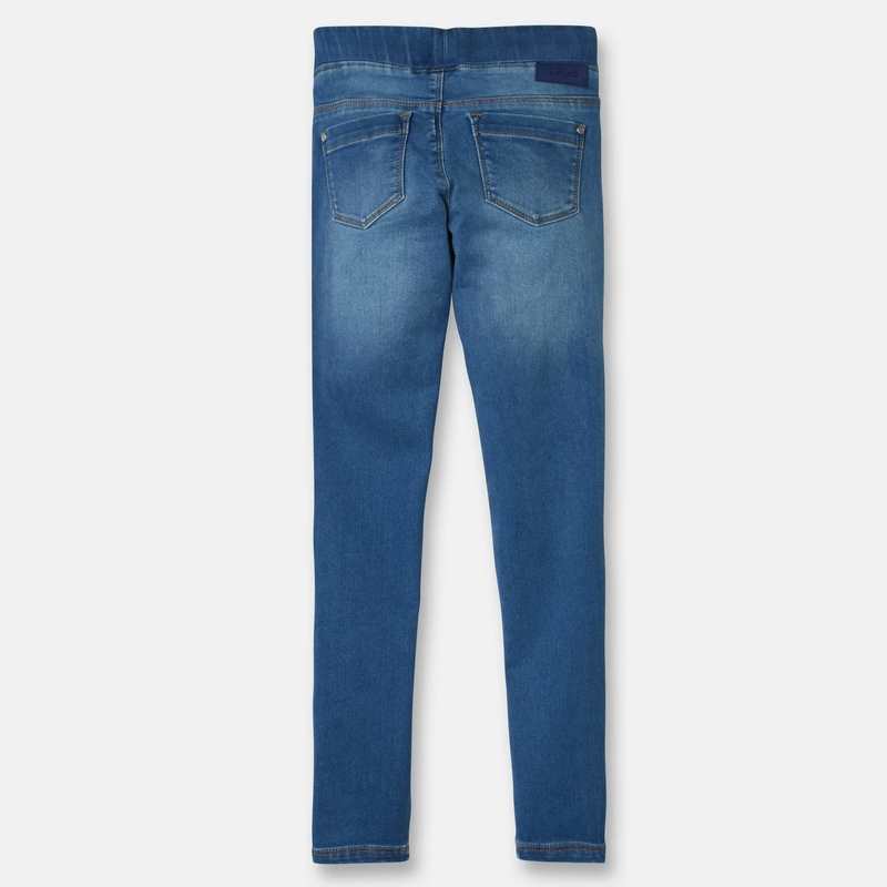 Tregging en jean hyper stretch bleu fille