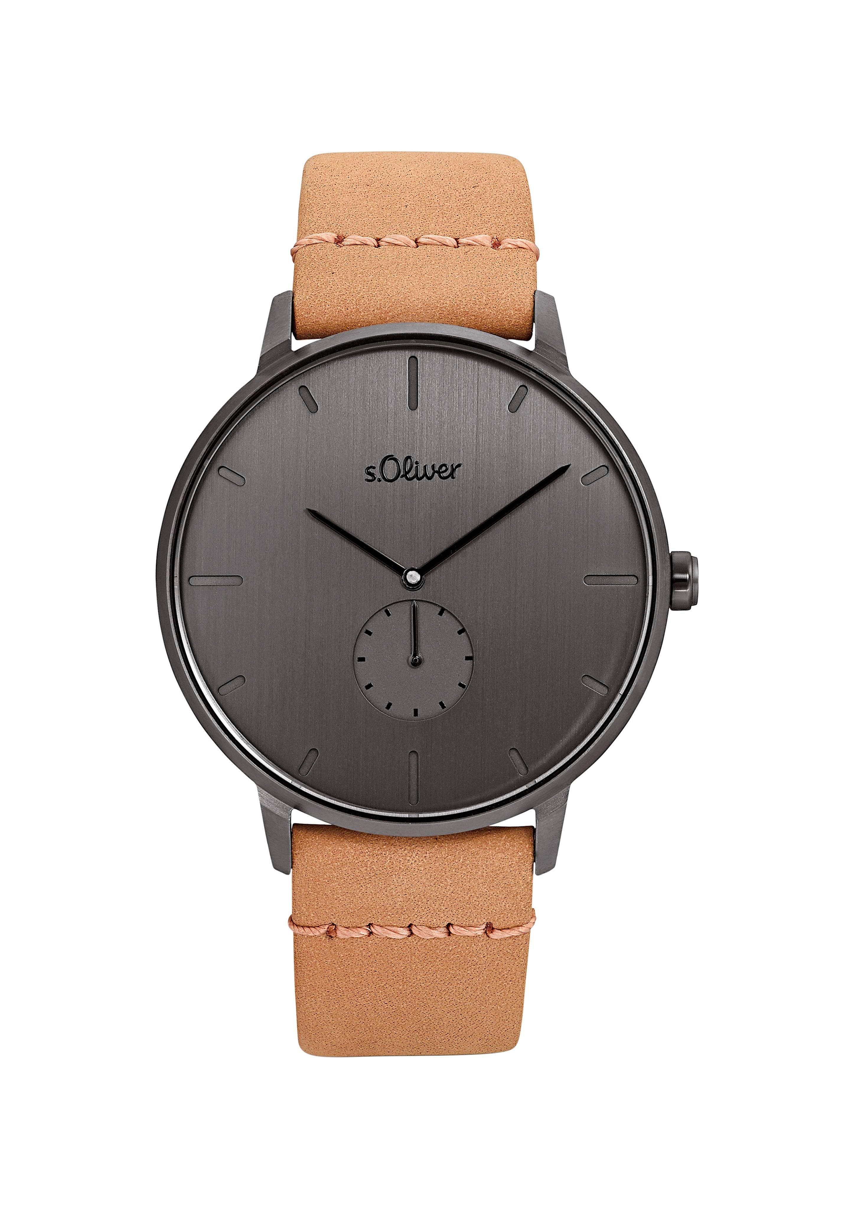 Uhr mit Lederarmband  6006328-81B0