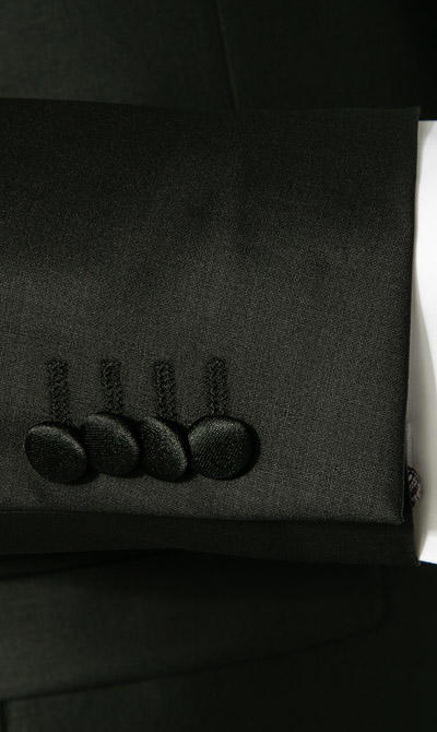 KARL LAGERFELD, Smoking, Schurwoll-Stretch, schwarz