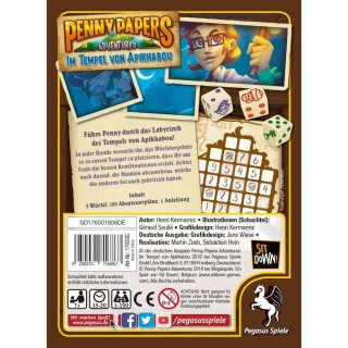 Penny Papers Adventures: Im Tempel von Apikhabou (DE)