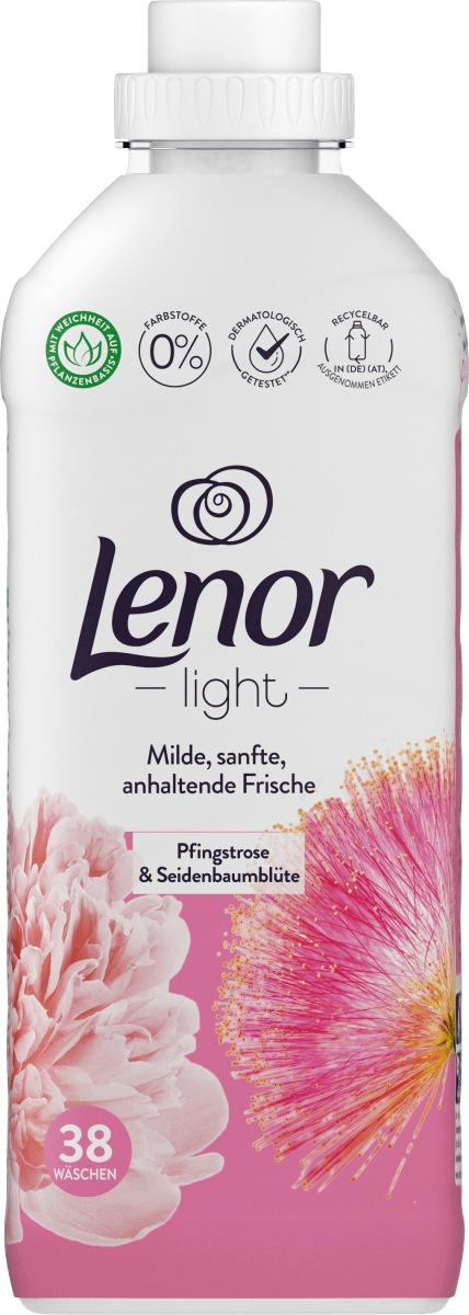 Weichspüler Light Pfingstrose & Seidenbaumblüte 38 WL, 0,95 l