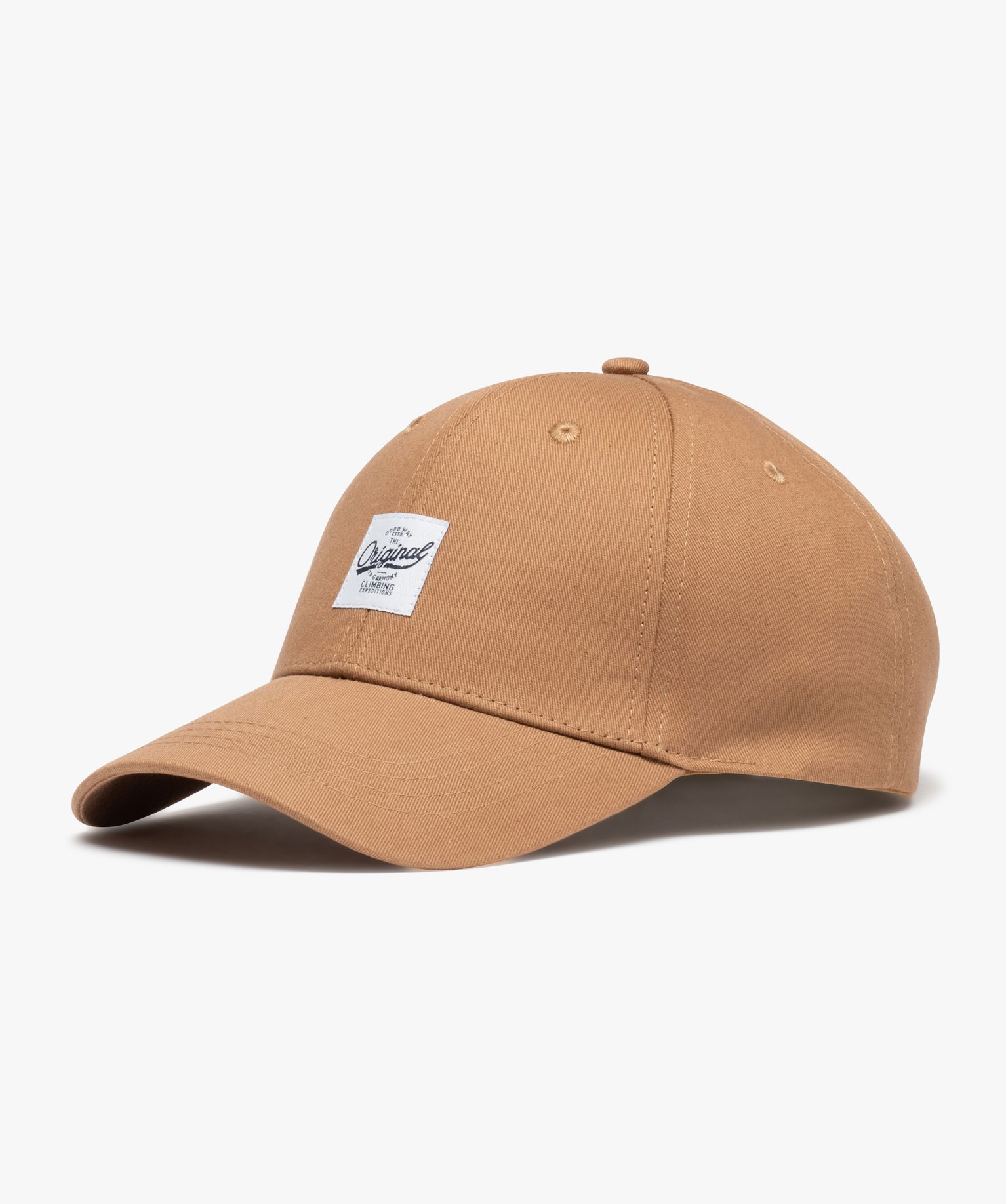 Casquette en coton et coton recyclé homme camel | GEMO