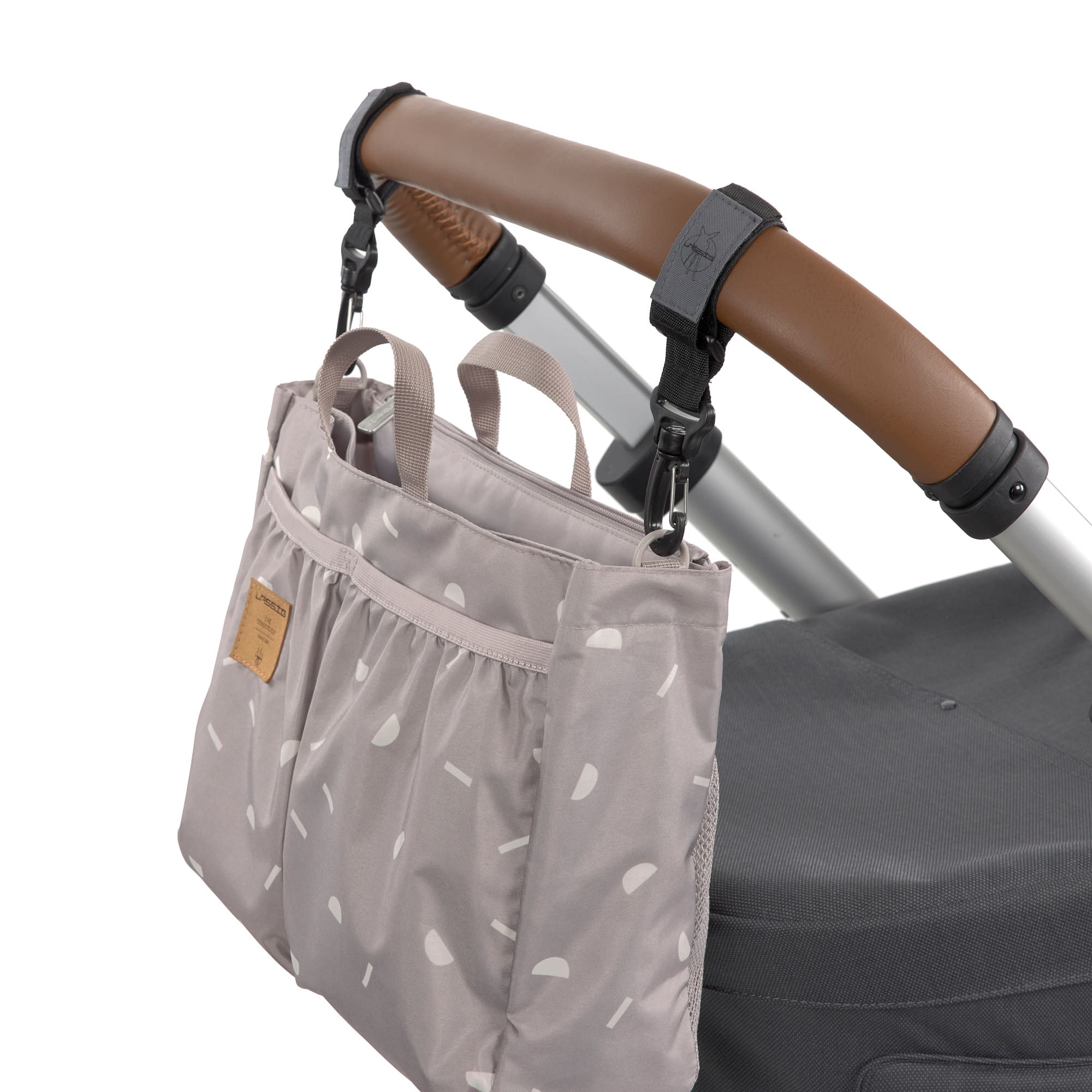 Wickeltasche - Multitalent Organizer Blocks Taupe, Grau