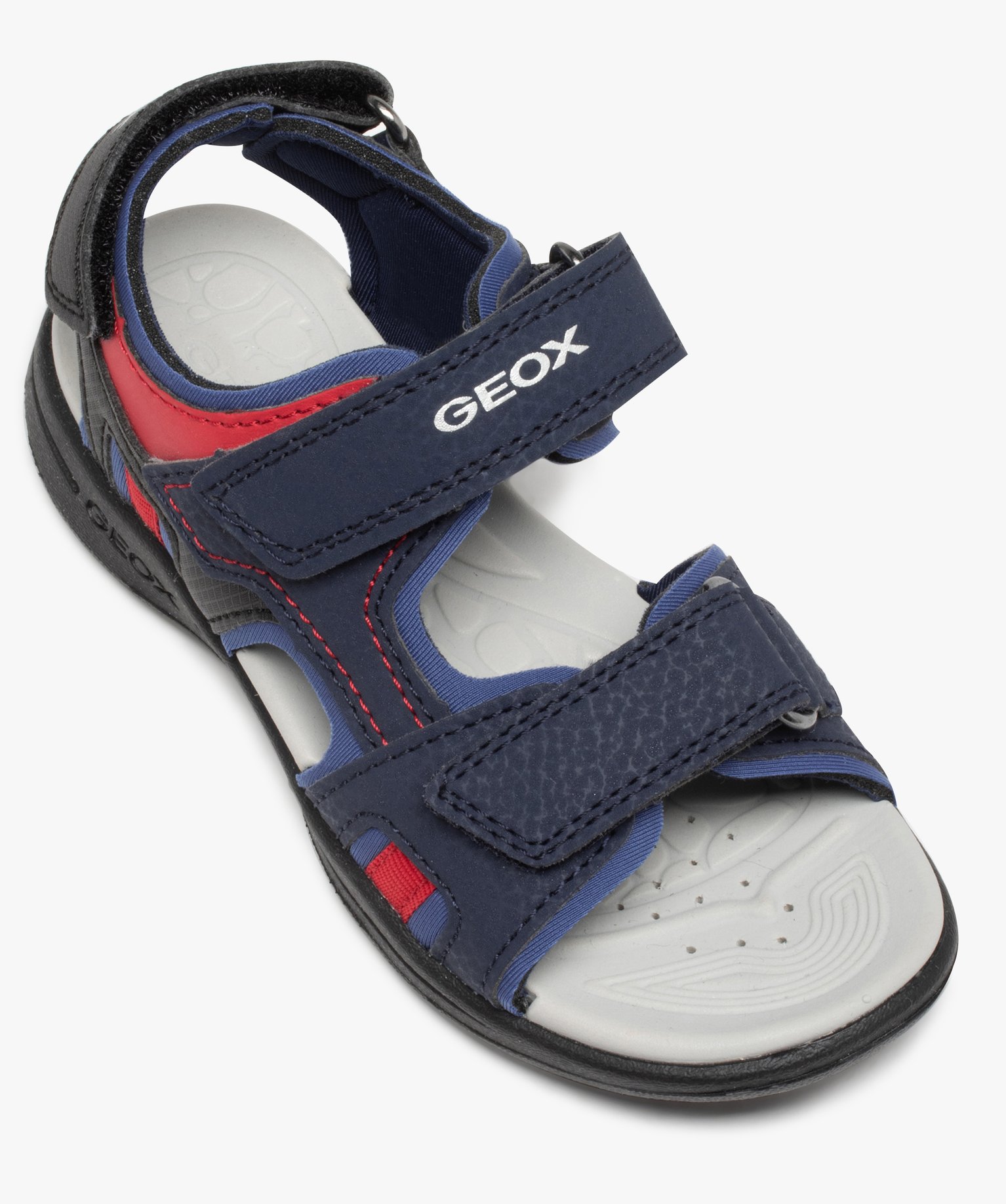 Sandales sport Garçon à brides scratch multicolores - Geox marine | GEMO