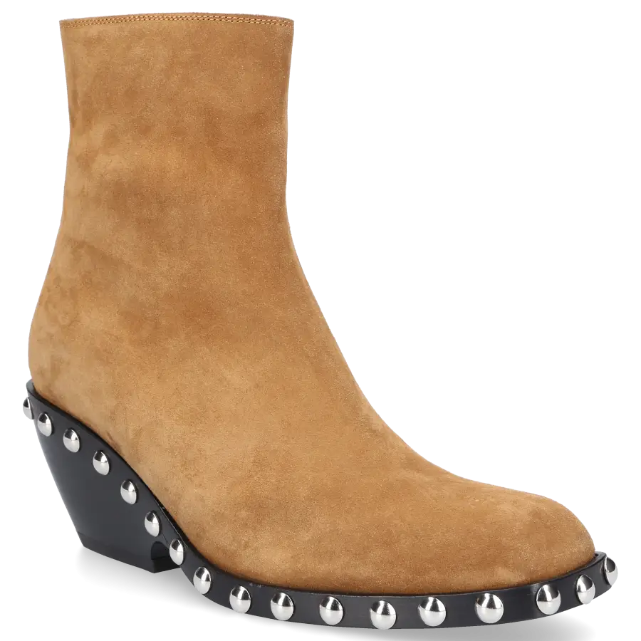 Khaite - Stiefeletten F1052 Veloursleder - braun