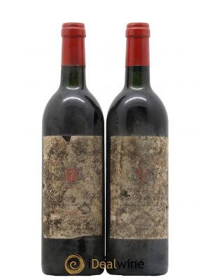 Château Poujeaux  1979 - Lot de 2 Bouteilles