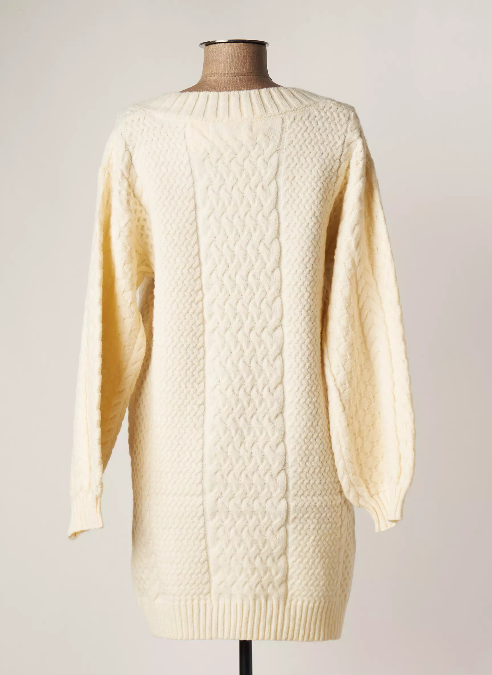Derhy Robes Pulls Femme couleur beige