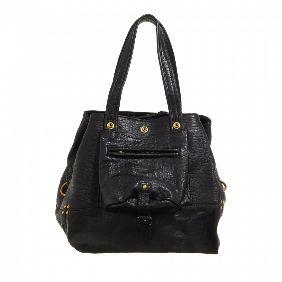Jerome Dreyfuss - Jerome Dreyfuss Shoulder Bags Lammleder Black - schwarz