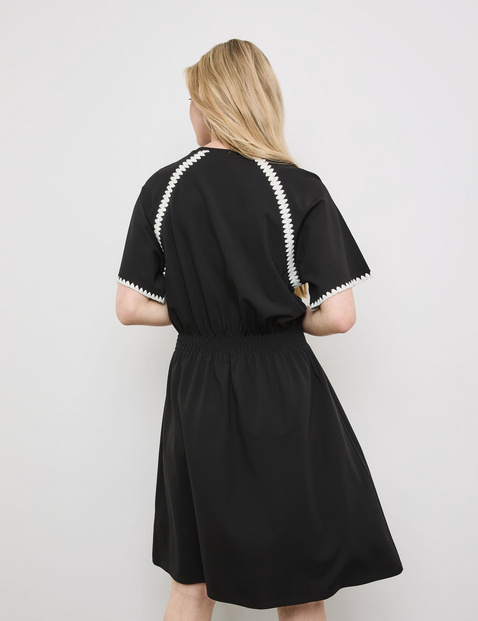 Shirtkleid mit Deko-Stitchings