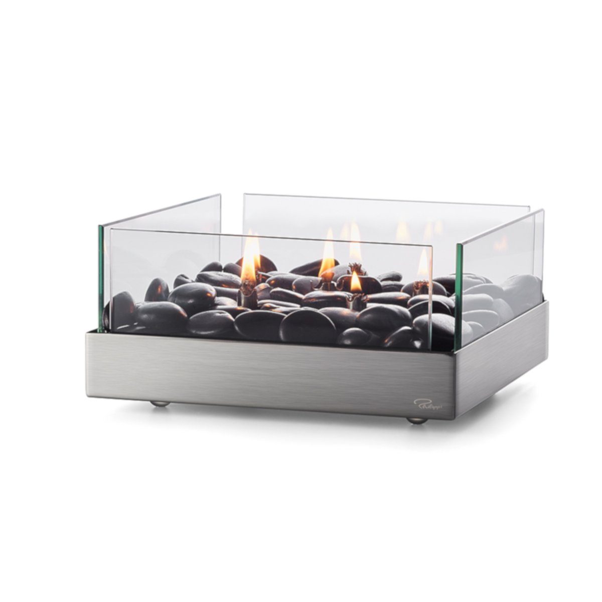 PHILIPPI Anzündkamin Tischkamin FIREPLACE quadratisch