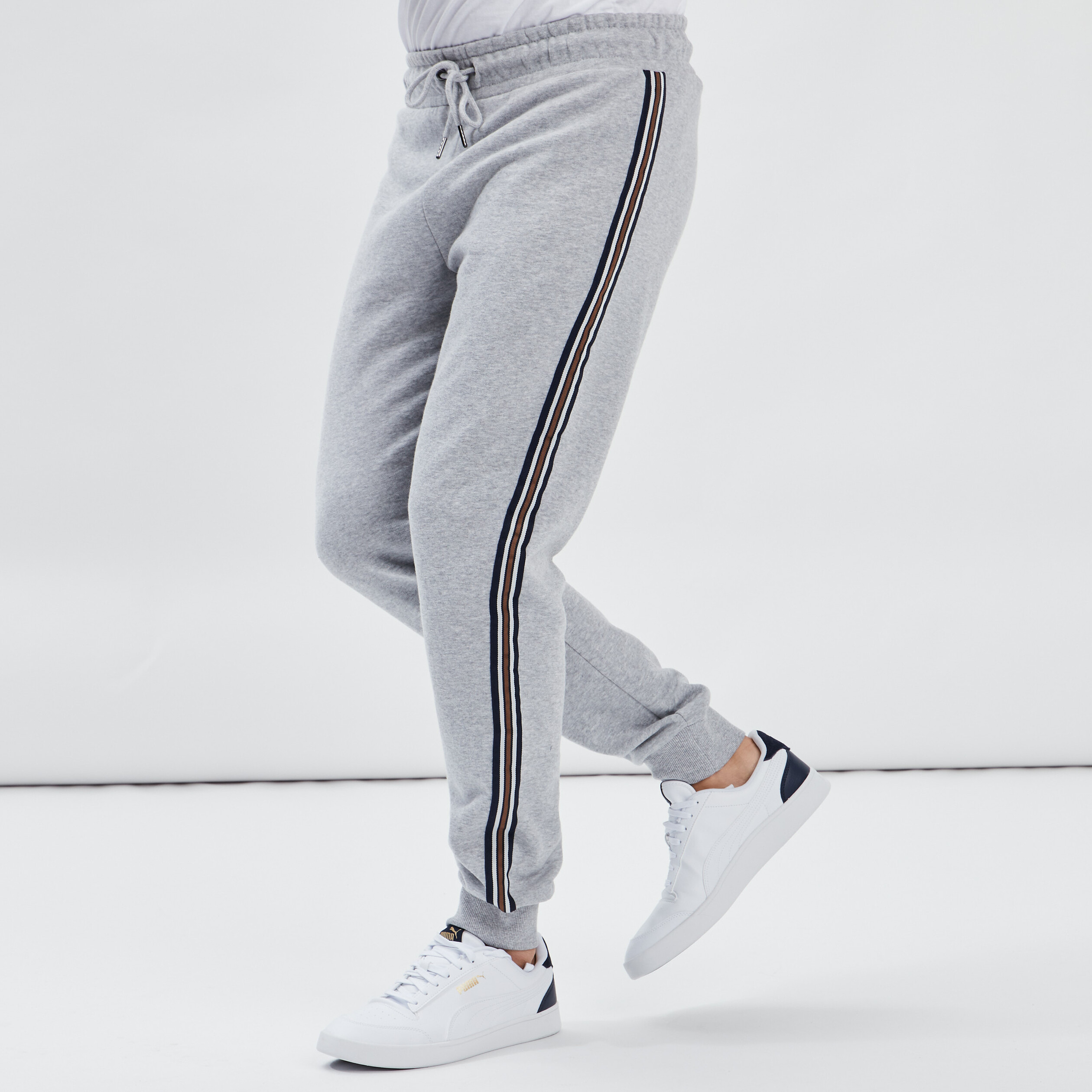 Jogging droit Creeks gris homme | La Halle