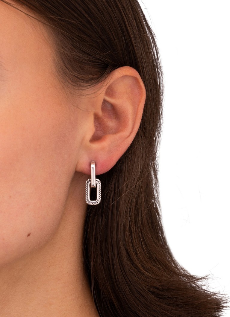 Buddha to Buddha Barbara Link silver stud earrings