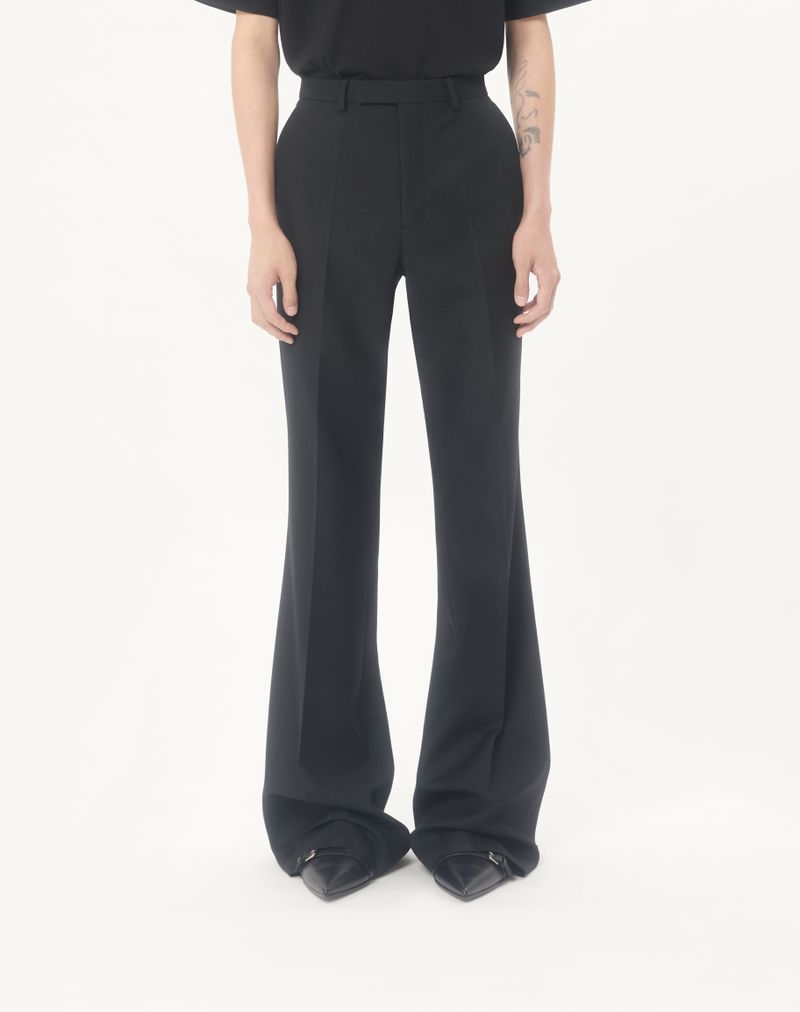 Valentino Nylon Gabardine Bukser med Strygefold