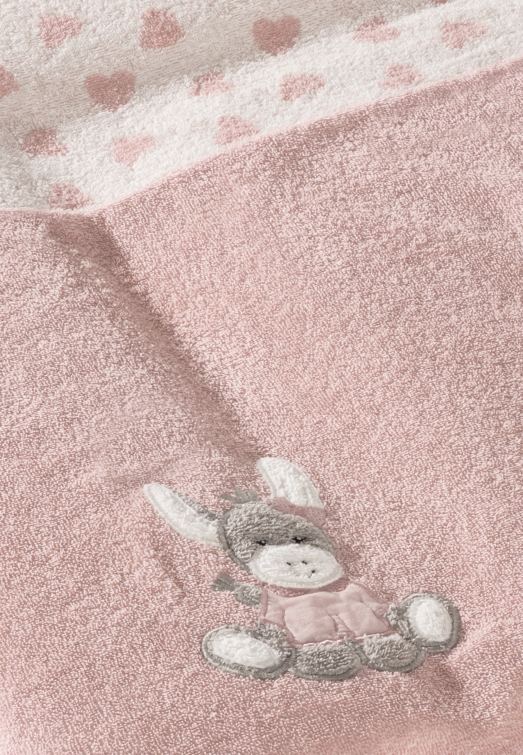 Wickelauflagenbezug Esel Emmi Girl  in rosa