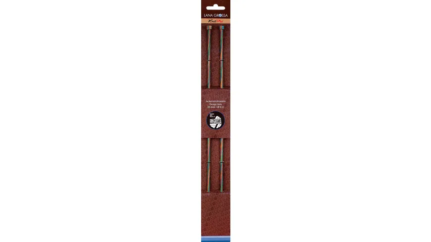 Lana Grossa Jackenstricknadel Holz 35 cm Stärke 6