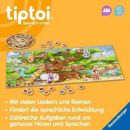 tiptoi® Die flinken Sprach-Hörnchen - Lernspiel ab 3 Jahren