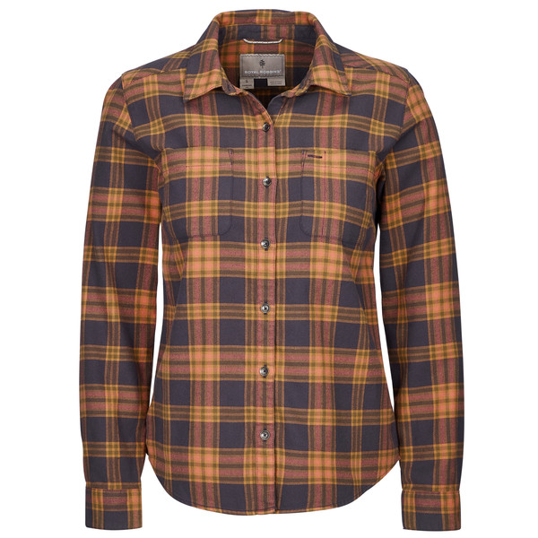 LIEBACK ORGANIC COTTON FLANNEL L/S Damen - Outdoor Bluse