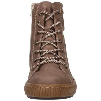 Rieker Schnür Boots in beige