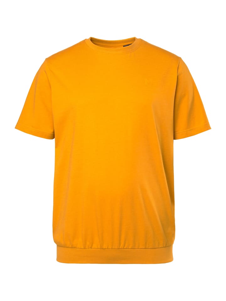 Men Plus Kurzarm T-Shirt in curry günstig kaufen