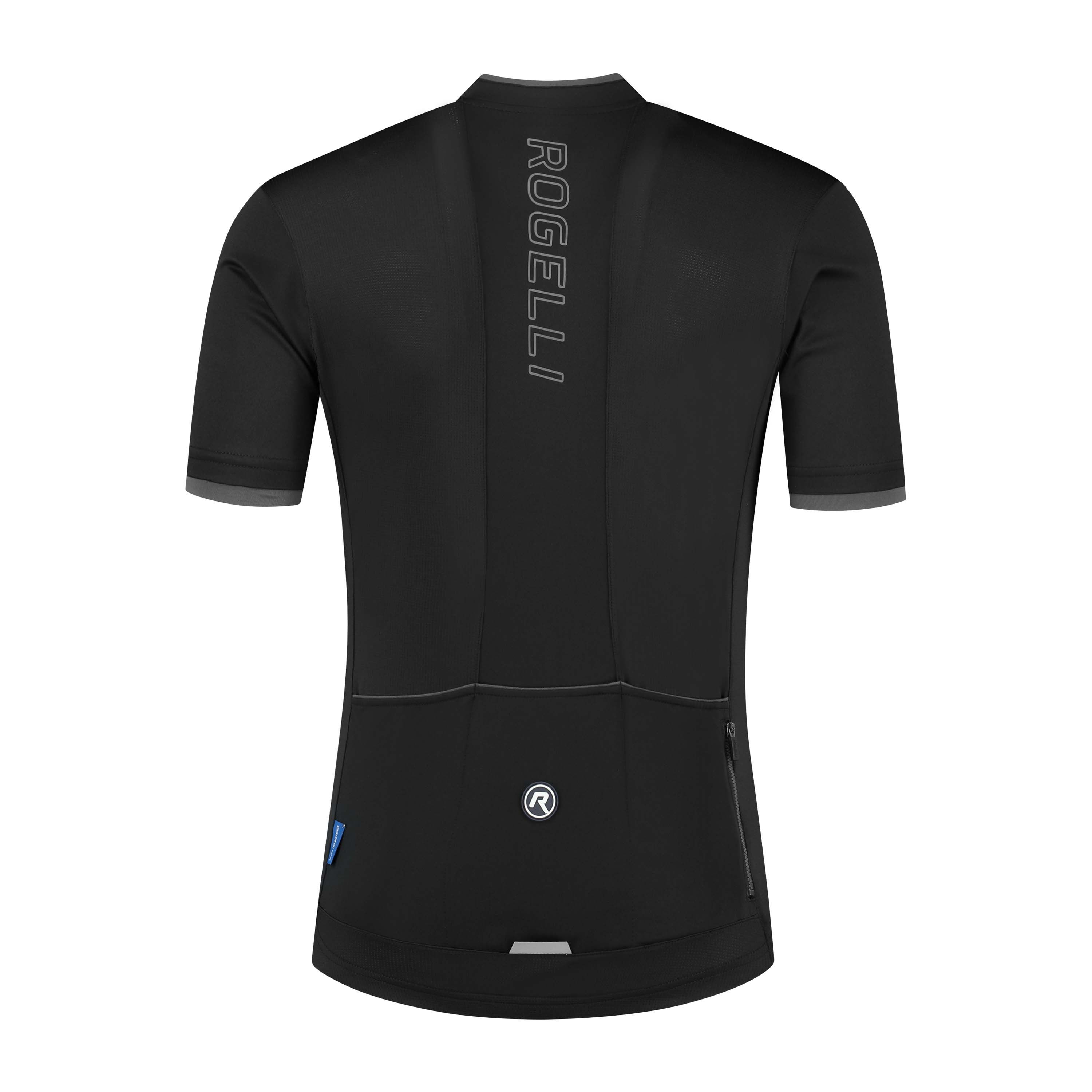 Rogelli Essential Black Herren Radtrikot
