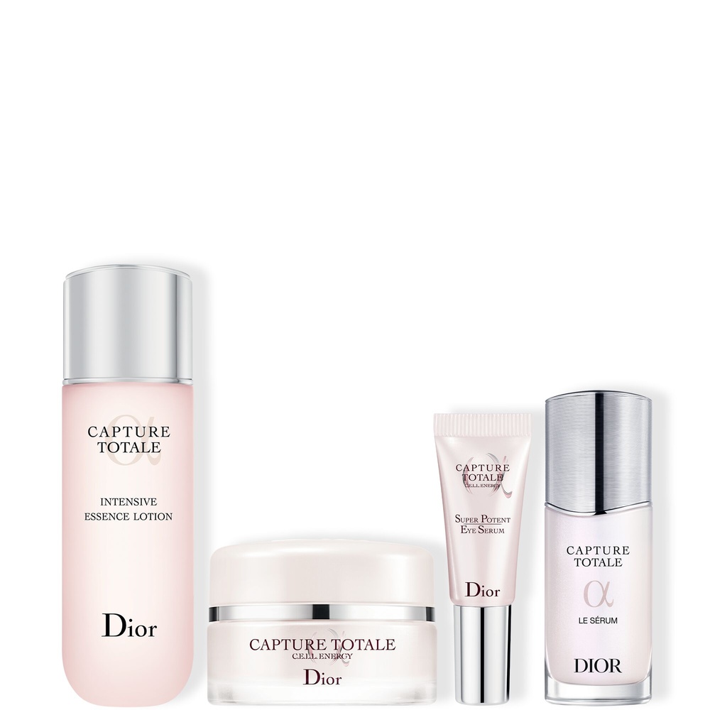DIOR Capture Totale Coffret Cadeau - 4 produits de soin fermeté - lotion, sérum, crème, sérum yeux