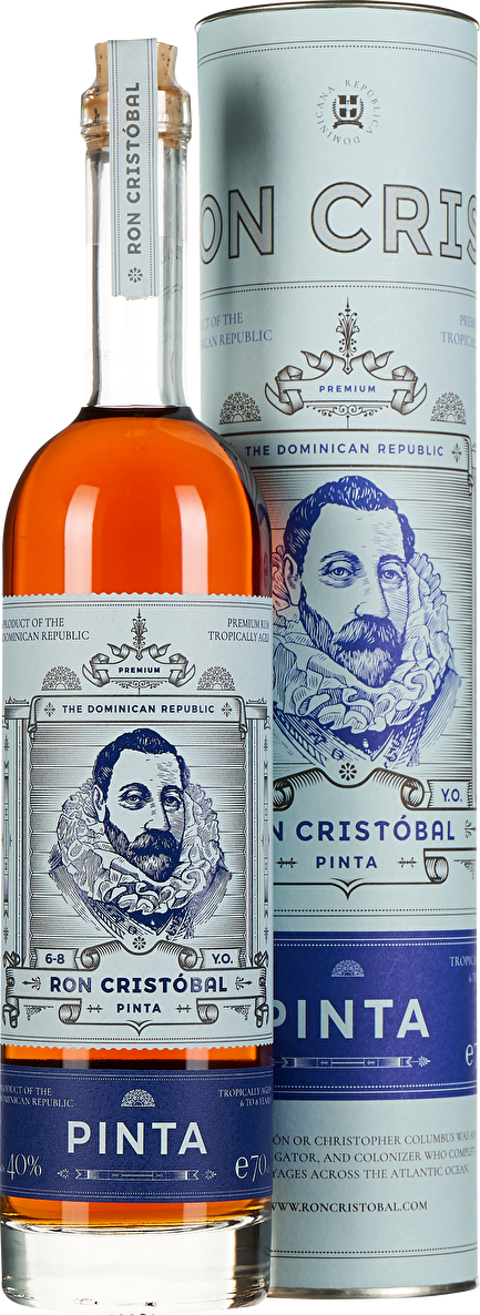 Ron Cristóbal Rum Pinta 6–8 YO 0,7 Liter in Tube