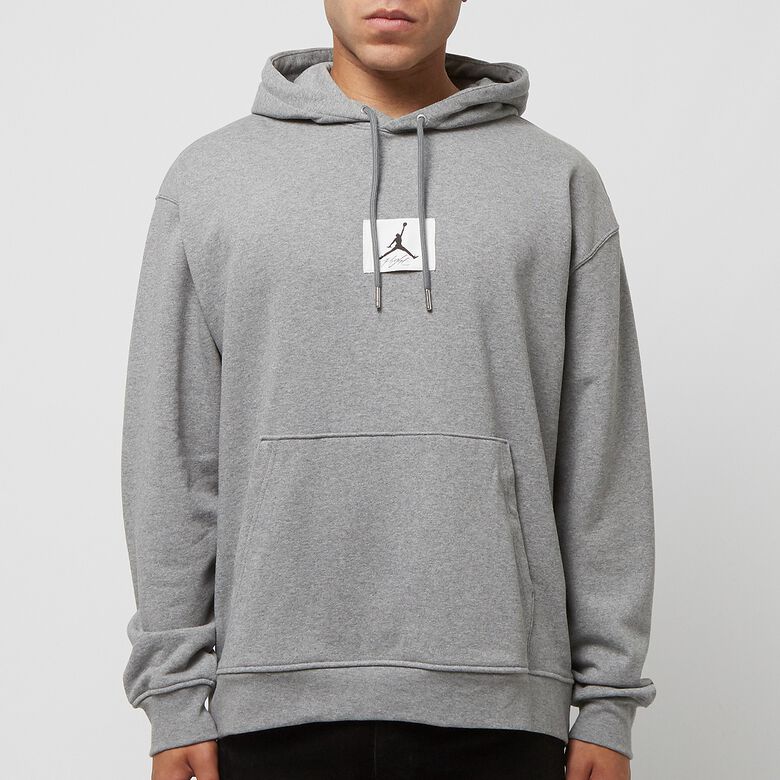 JORDAN Essential Statement Fleece Pullover carbon heather/sail
