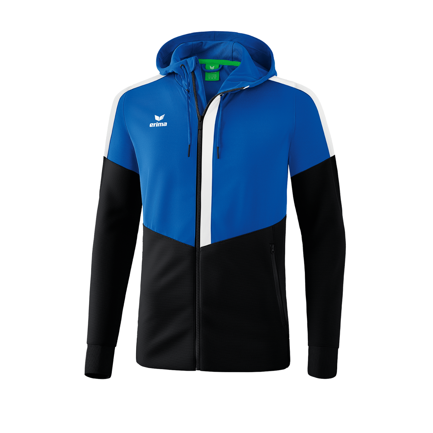 Erima Squad Kapuzen-Trainingsjacke Blau Schwarz