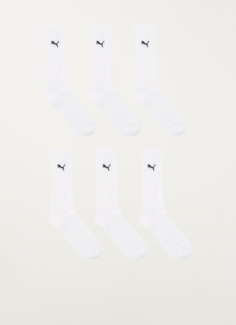 Pachet de 6 șosete sport cu logo-ul Puma