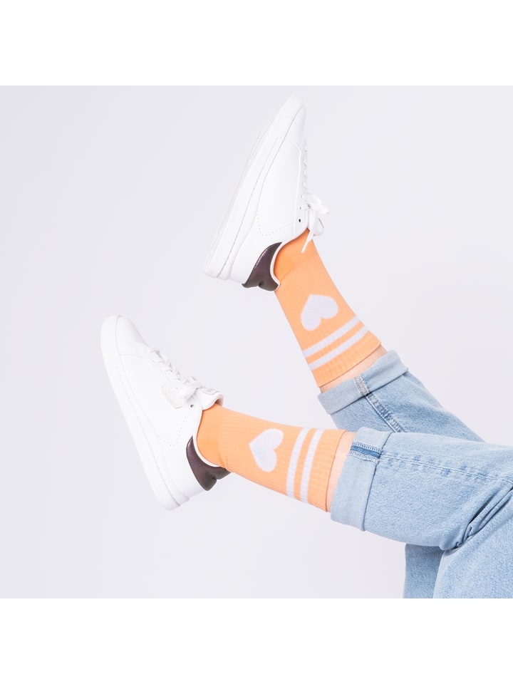 Occulto 3er Pack Herz Tennis Socken Venus in Grün/Orange günstig kaufen
