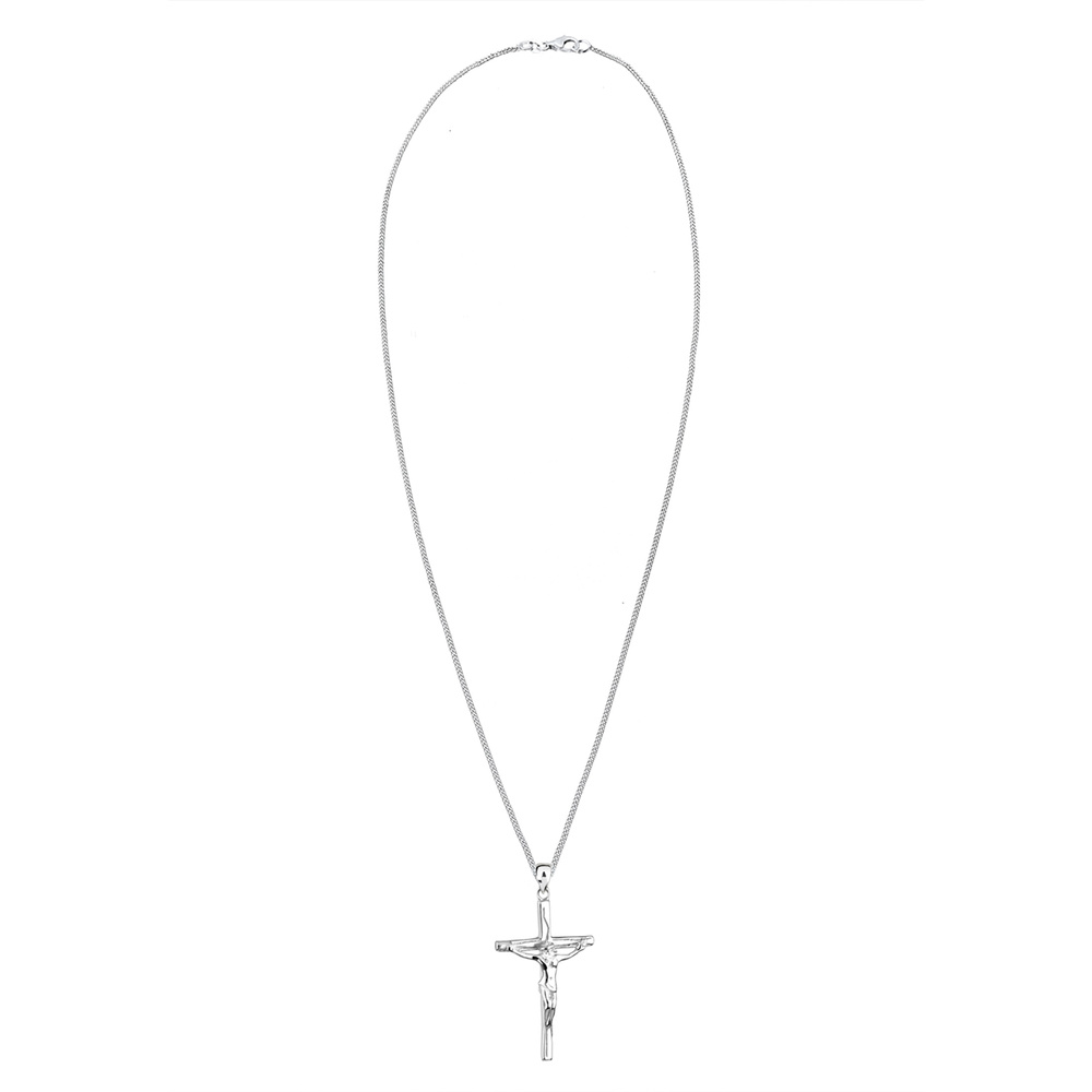 Elli Elli Collier Femmes Pendentif Croix Croyance Religion Classique en Argent Sterlin Bijoux